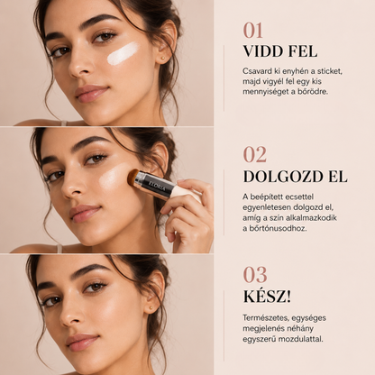 ELORIA SkinMatch™ - Bőrtónushoz alkalmazkodó alapozó stick (1+1)